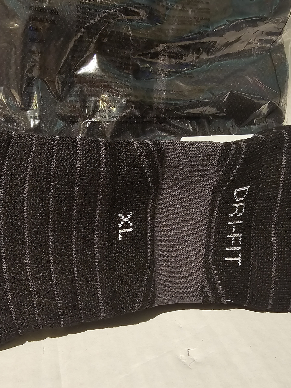 Men's Black NIKE ELITE no Show Ankle Socks 6 Pairs Mens XL 12/15 NEW